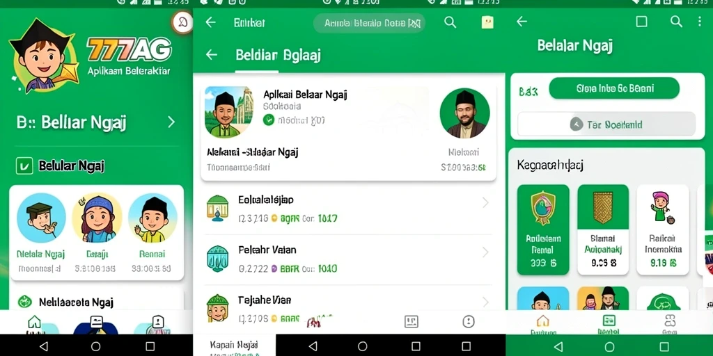 Tampilan utama aplikasi 777AG yang menarik dan informatif.