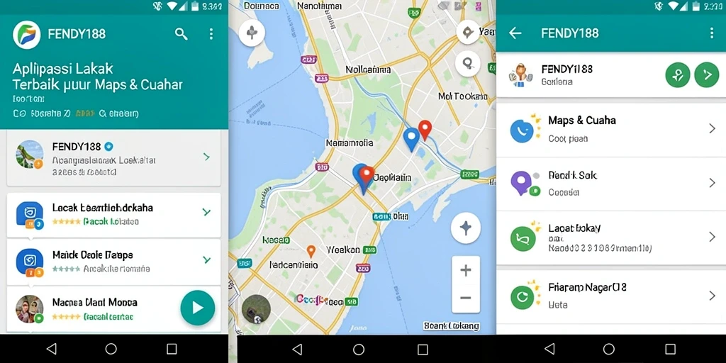 Antarmuka FENDY188 yang sederhana dan informatif untuk Lacak Lokasi.