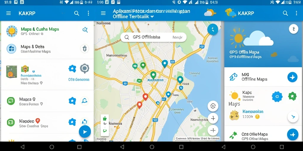 Screenshot KAKRP menampilkan antarmuka navigasi yang jelas dan user-friendly.