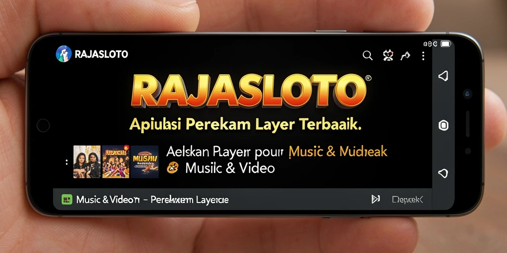 Antarmuka pengguna RAJASLOTO yang elegan untuk perekaman layar.