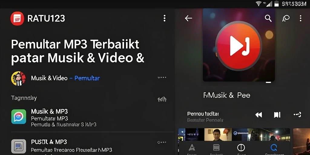 Antarmuka RATU123 yang user-friendly dan fungsional.